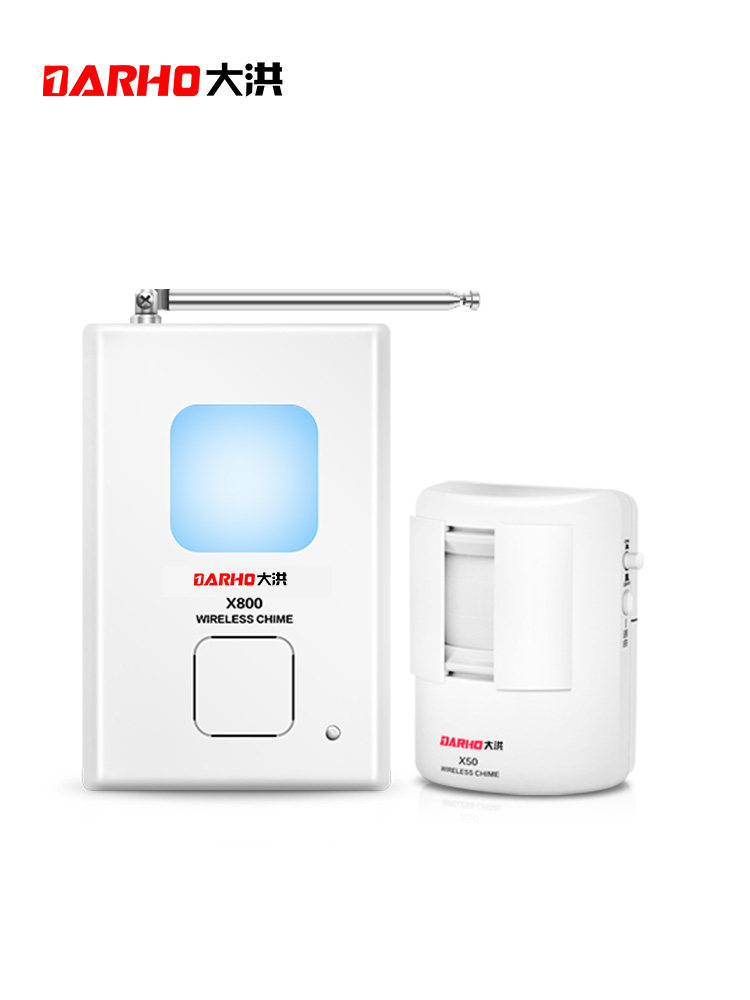 大洪分体式欢迎光临感应器进门迎宾器门铃铛店铺开门叮咚感应门铃