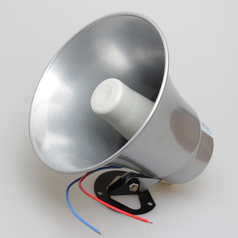 真美8欧5W号筒扬声器车载5瓦高X音小喇叭铝外壳叫卖宣传