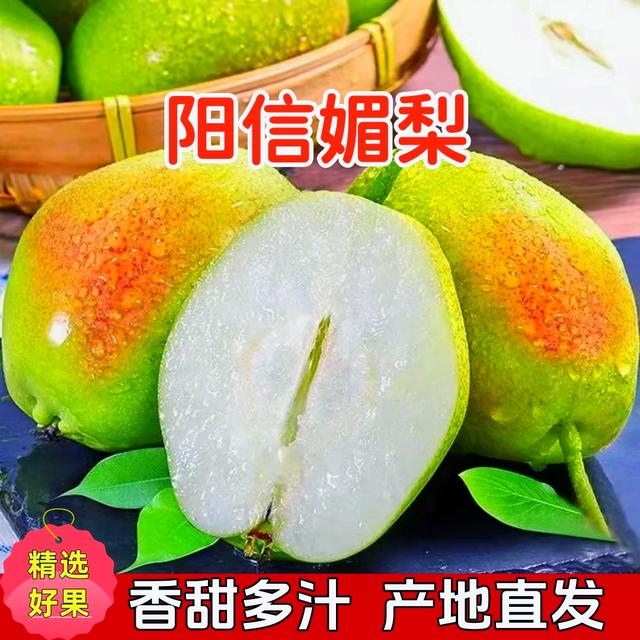 阳信媚梨七号阳信媚梨7号香梨脆甜多汁