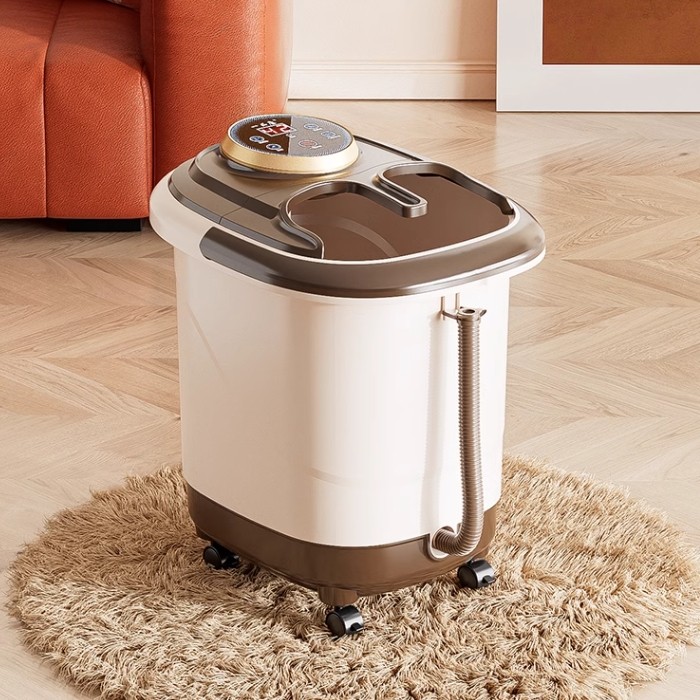 一品康足浴盆高深桶洗脚家用到膝桶加热过小腿恒温电动按摩盖泡脚,个人护理/保健/按摩器材,足浴器,淘宝优惠券,粉丝福利购,淘宝优惠卷