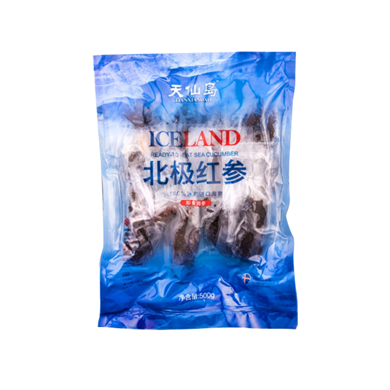 天仙岛进口即食野生海参红极参
