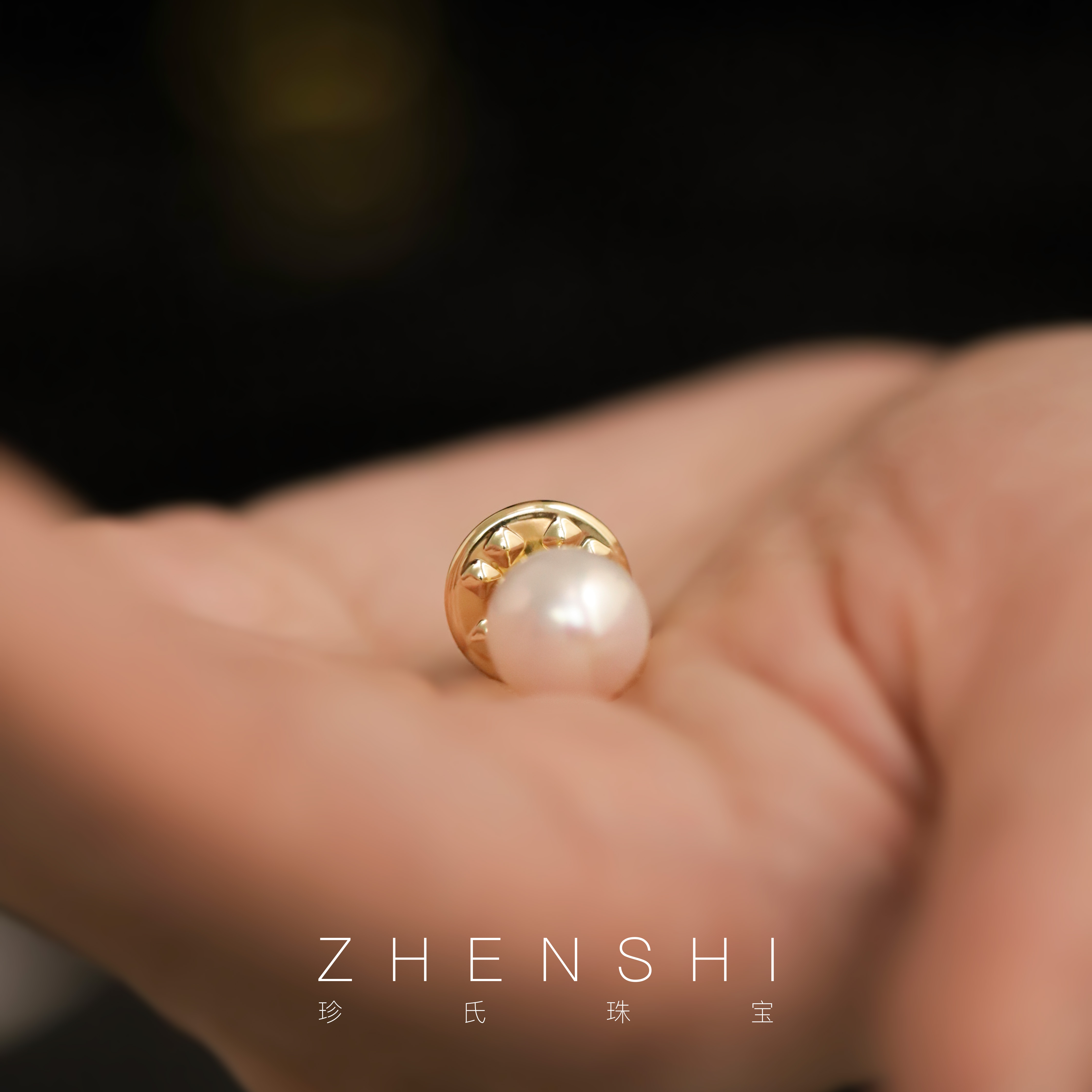 天然淡水珍珠胸针女款秋冬