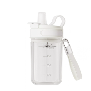 双人旁榨汁杯玻璃杯榨汁机塑料杯 水杯  无机头 配件 600ml