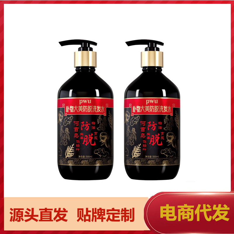 何首乌生姜侧柏叶防脱洗发水育发乌发强根健发控油修复干厂家直销