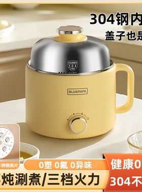 电煮锅迷你小电锅小型蒸煮一体多