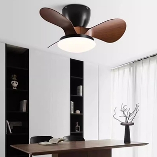 灯先生风扇灯2025新款中古卧室餐胡桃木新中式吸顶电扇灯厅吊扇灯
