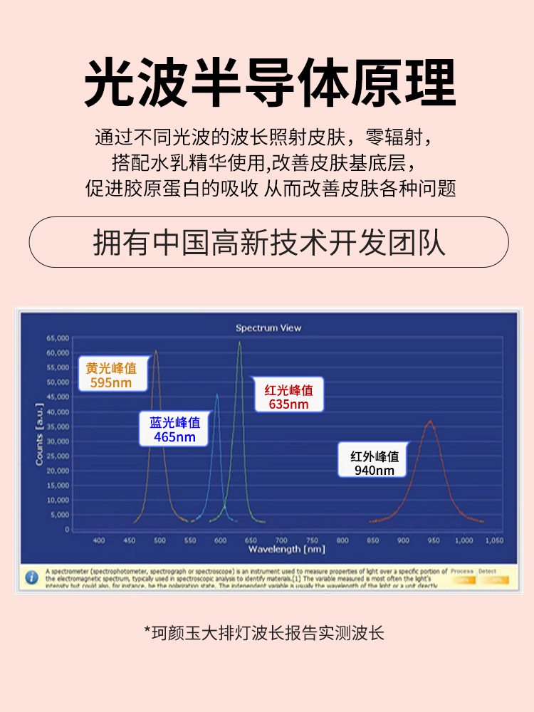 淡化颈纹美容仪大排灯提拉紧致修护祛痘光子嫩肤淡斑led光谱面罩