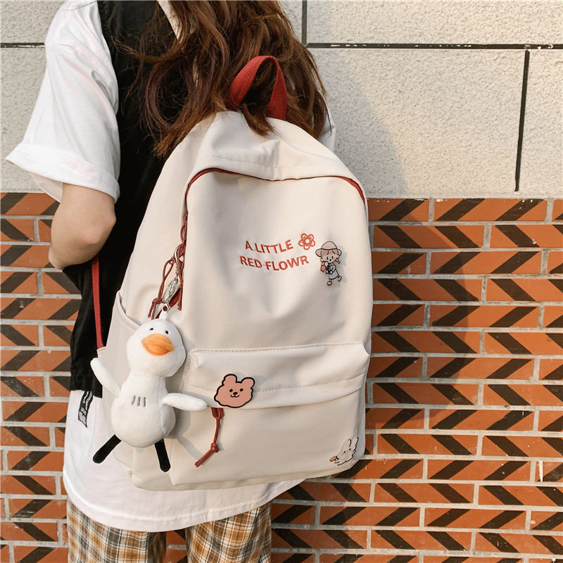 书包女初中生大容量背包夏韩版高中学生2023新款ins风日系双肩包