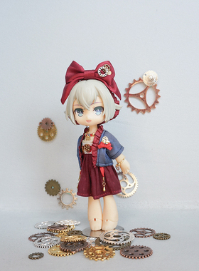 OB11娃衣原创机械白雪姬蒸汽朋克古风元素西幻UF12分BJDP9潘妮GSC