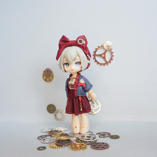 OB11娃衣原创机械白雪姬蒸汽朋克古风元素西幻UF12分BJDP9潘妮GSC