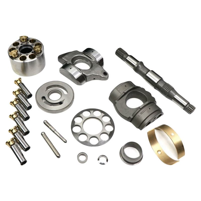 挖掘机柳工液压泵散件泵胆平面九孔柱铜头斜盘配油盘东芝PVB92/80