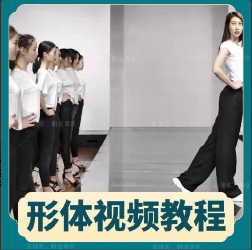 形体礼仪课程教程视频全集优雅仪态练出魅力气质训练秘修学U盘