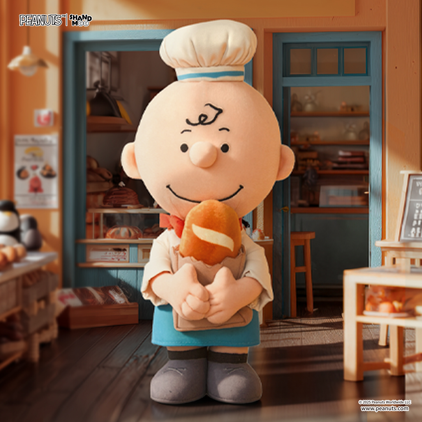 山莫是日烘焙系列公仔奥拉夫史努比玩偶可爱公仔送闺蜜朋女生礼物