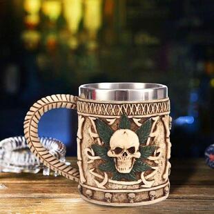 Skull Goblet Enjoy Outdoor Medieval Drinks Activities