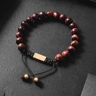 Stone Bead Bracelet Luxury Women Lava Men Simple Natural