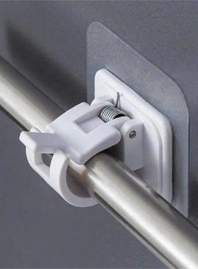 Curtain rod bracket hook seamless adjustable transparent