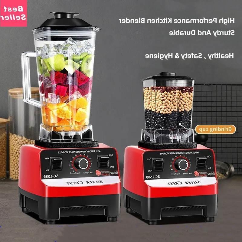 4500W English Blender Mixer Juicer Fruit Food Processor 2L