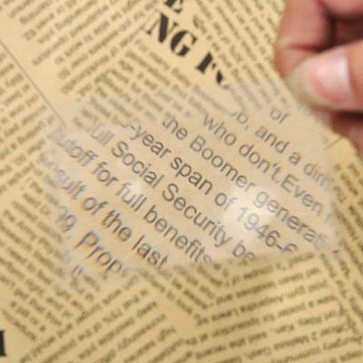 10 PCS 3 X Magnifier Magnification Magnifying Lens Card