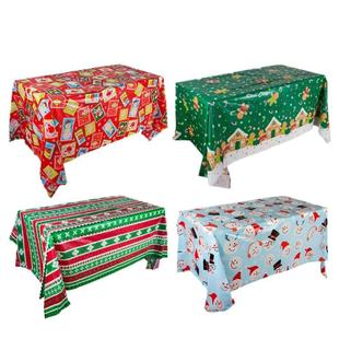 Pumpkin Tablecloth Spider Web Plast Halloween Bat Decoration