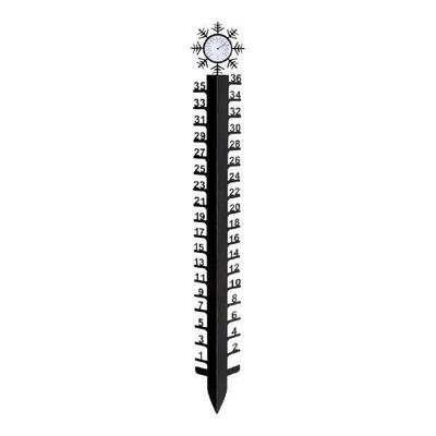 Snow Gauge Metal Ruler Easy Reading Accurate Scale 36 inch