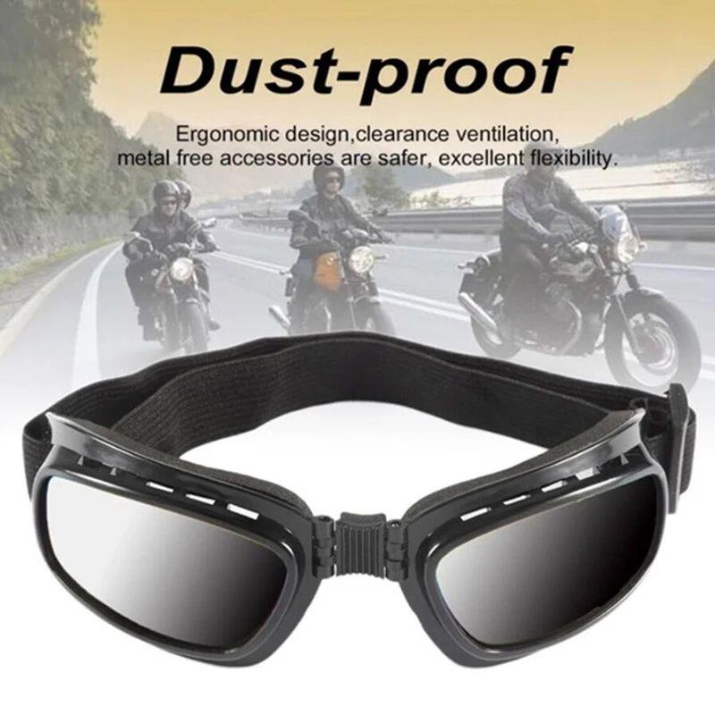 Safety Goggles Motorcycle Multi-functional Glasses Folding