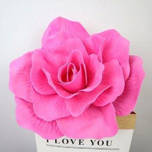 Flat PE Foam Rose Artificial Flower Wedding Backdrop Party