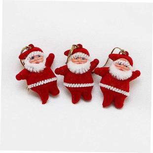 Claus pack Decoration Tree Christmas Santa Mini 5cm 6pcs