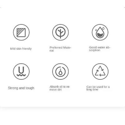 Housework Cleaning Rag Wet Dual-purpose Non-lint Non-oil