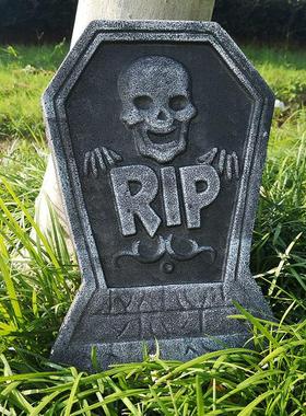 1pc Foam Skeleton Halloween Decorations for Home Grave Bat P