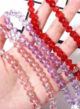 Beads Wrist Strap Hand Wrist Lanyard Phone Charm Mobile