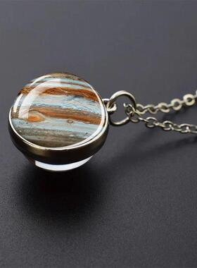 Solar System Universe Space Moon Sun Earth Planet Necklaces
