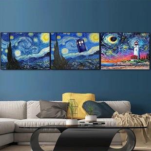 5D DIY Diamond Painting Abstract Art Full Round Diamond Kit