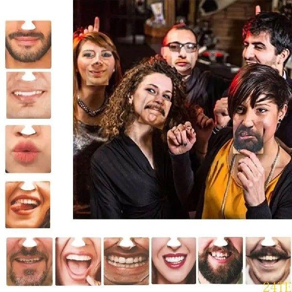 24TE Pack of 10 Party Mask and Cup Mat Set Versatile Set