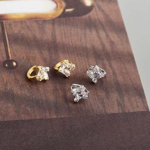 Earrings Zircon s925 EH1347 Silver Sense Sterling Advanced