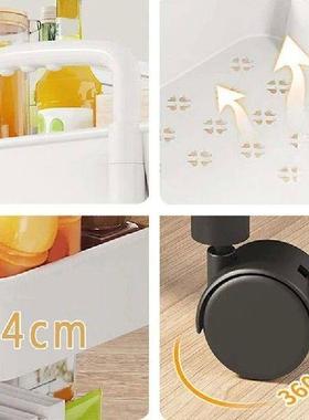 1 PCS Snacks Bedroom Bathroom Mobile Storage Storage Rack