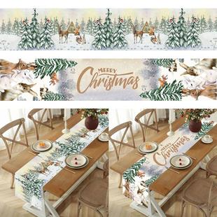 Merry Runner Decoration for Christmas Home Table