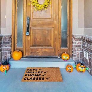 Halloween Cow Carpet Entrance Rugs Door Mat Carpet Cow