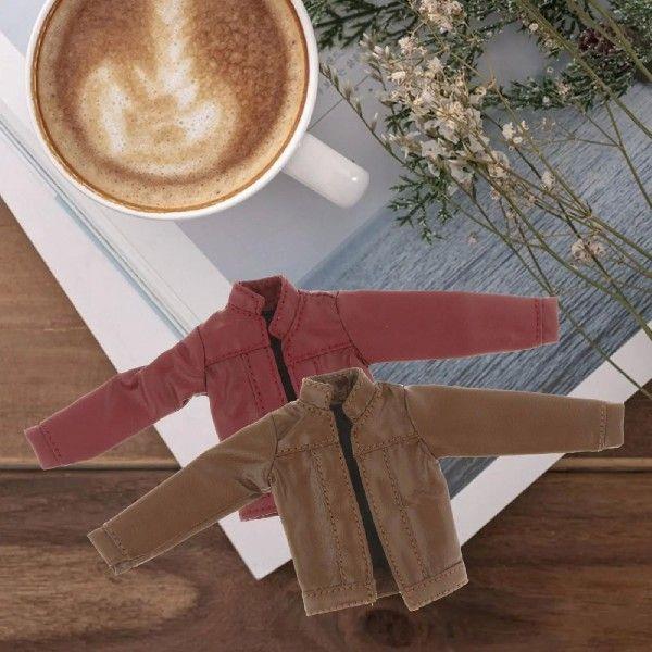 1/12 Motorcycle Jacket Cosplay Dolls Dress up Accessory