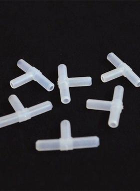 4mm Plastic T Shape Tee 3 Way Hose Joints Fish Tank Aquarium