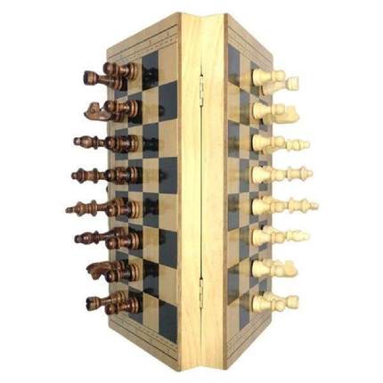 Wooden Foldable Magnetic International Chess Set Tabletop