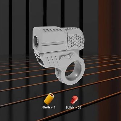 Mini Shell Ejecting Toy Gun Fidget Toy Anti Sss Hand Spinner