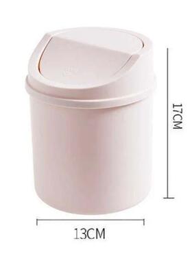 Mini Waste Bin Trash Can Desktop Garbage Basket Table Roll S
