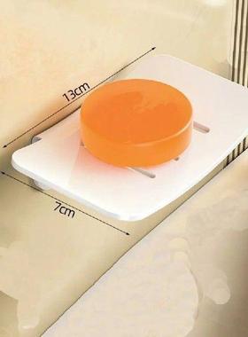 Useful Wall Mounted Soap Dish Metal Drainable Storage Rack