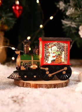 Santa Claus Snowman Christmas Gift Christmas Eve Music Box T