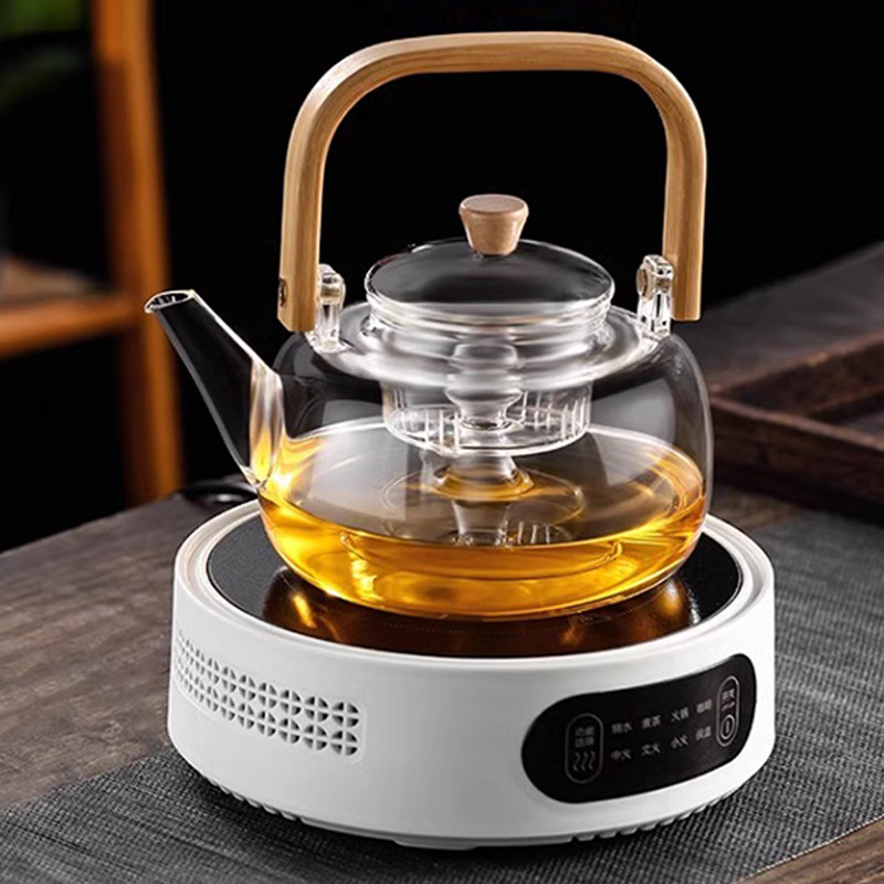 电陶炉煮茶壶加厚玻璃养生烧水壶家用耐高温煮茶器新款提梁泡茶壶