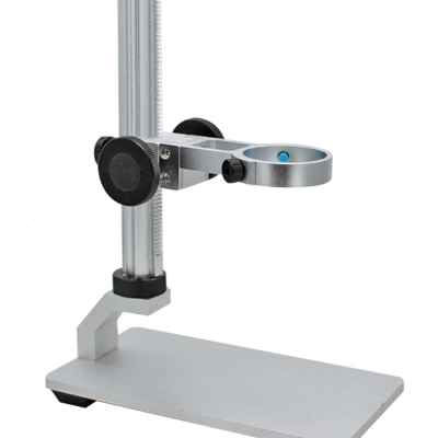 铝合金升降调焦组 数码显微镜支架上下调节固定升降台 检测实验台