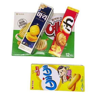 临期特价韩国进口ORION好丽友玛丽饼干芝士夹心贝贝饼洋葱味薯片