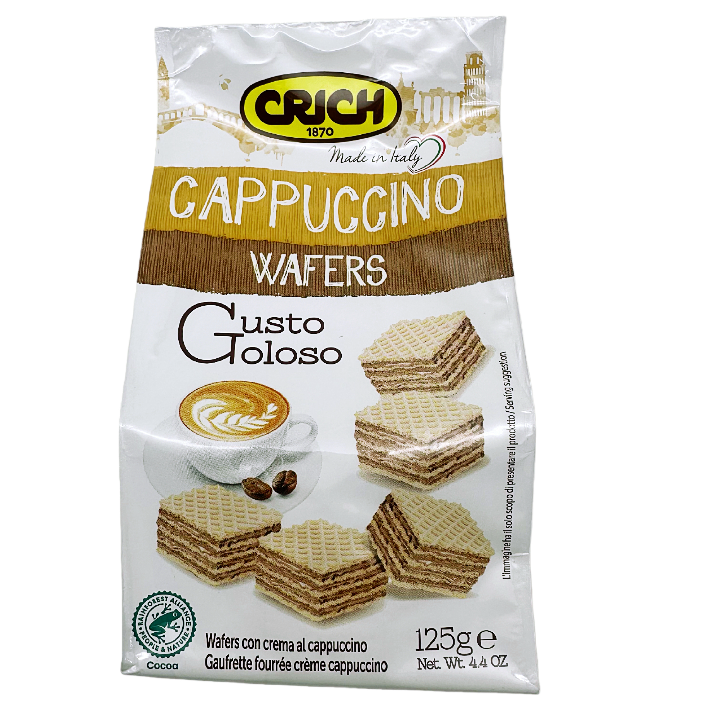 特价可意奇125g四口味意大利原装进口威化饼干早午晚餐 休闲零食