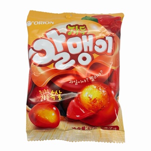 韩国进口好丽友剥皮果汁软糖李子味67g凝胶糖果味休闲零食儿童