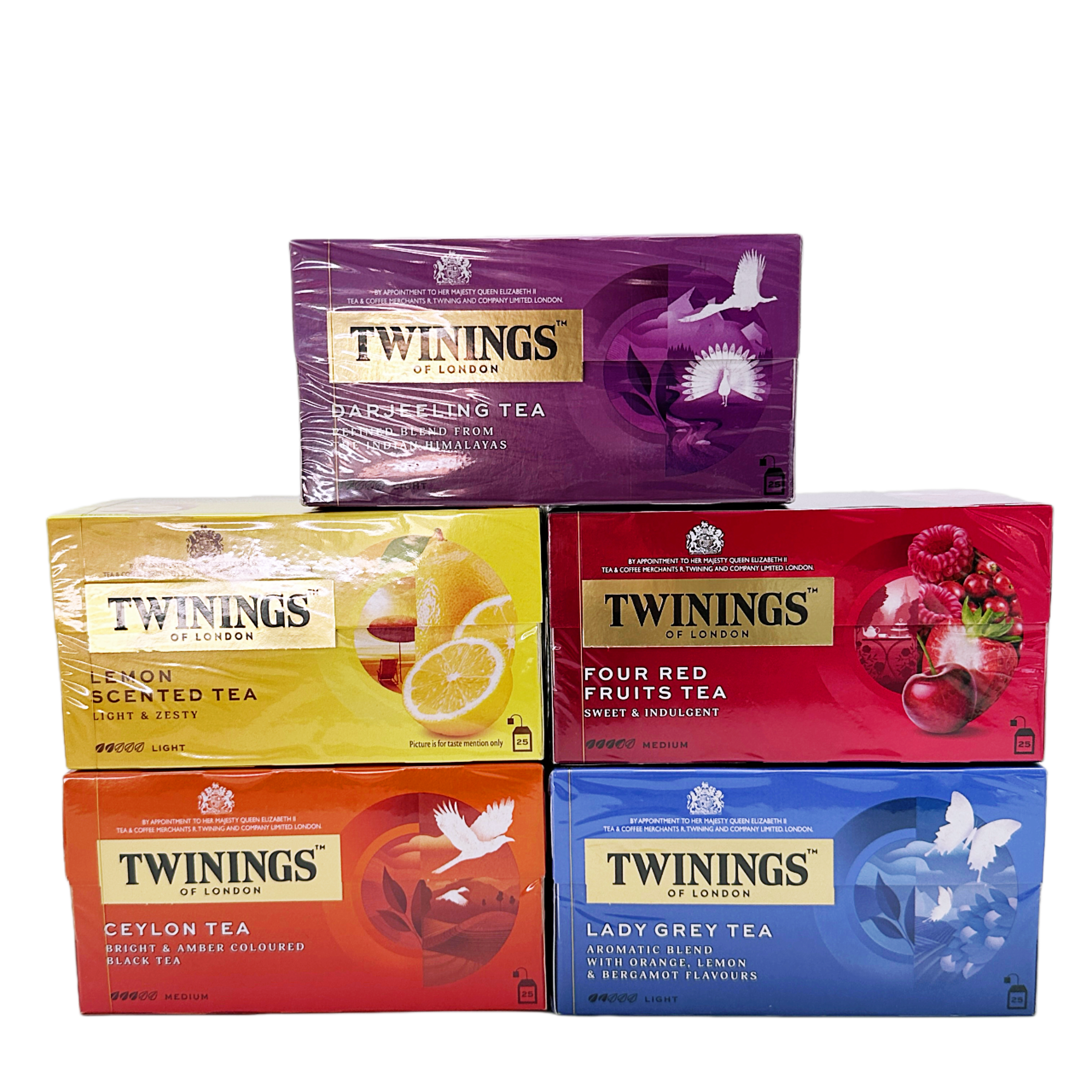 波兰原装进口TWININGS川宁5口味红茶精选伯爵英式早餐锡兰大吉岭,茶,再加工茶/配方茶/调味茶,淘宝优惠券,粉丝福利购,淘宝优惠卷